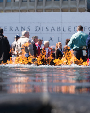 2014 – American Veterans Disabled for Life Memorial dedicated