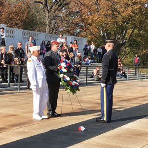 Commander Laying Wreath Commander - Laying Wreath