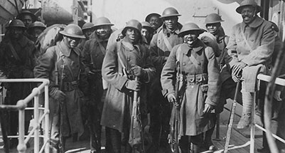 For this Black World War I regiment, battle was on two fronts