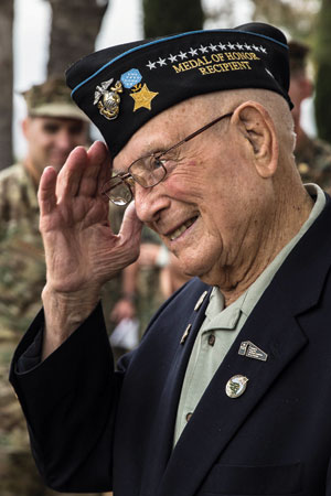 The last surviving Iwo Jima Medal of Honor recipients epitomizes honor, courage, and commitment.