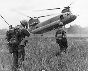 Shell Shocked Africanamerican Soldier Vietnam War Stock Photo