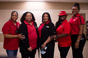 Women standing Women Veterans